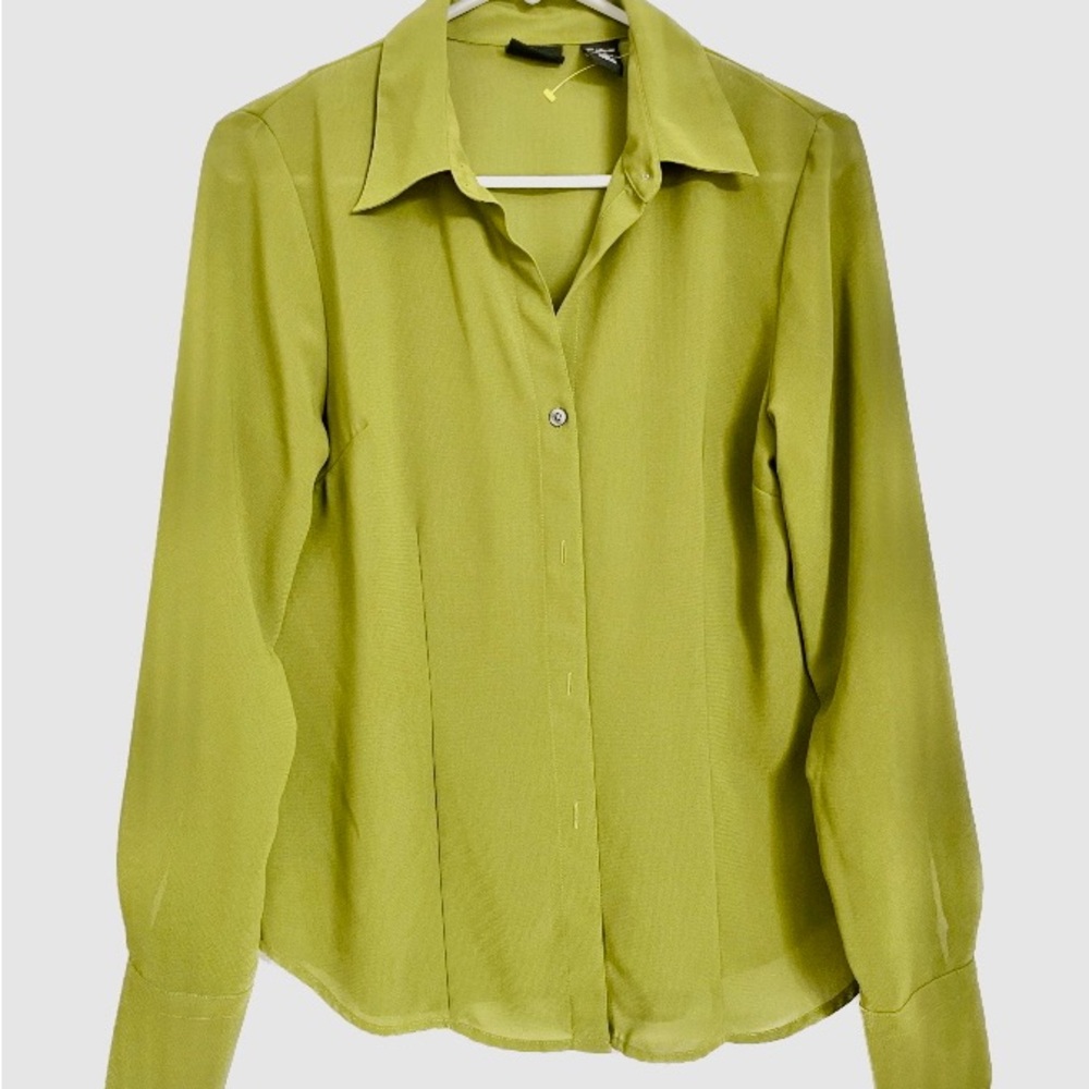 NY & Company Green Blouse